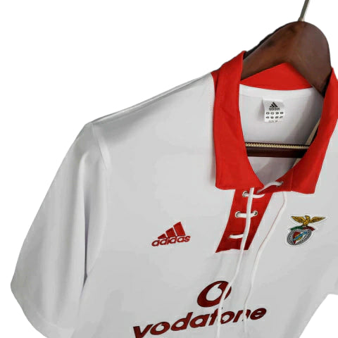 Camisa Retrô Benfica 2004/2005 - Torcedor - Branca com detalhes em vermelho