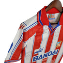 Camisa Atlético de Madrid Retrô 1996/1997 Branca e Vermelha