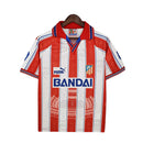 Camisa Atlético de Madrid Retrô 1996/1997 Branca e Vermelha