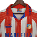 Camisa Atlético de Madrid Retrô 1995/1996 Branca e Vermelha