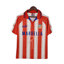 Camisa Atlético de Madrid Retrô 1995/1996 Branca e Vermelha