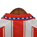 Camisa Atlético de Madrid Retrô 1994/1995 Branca e Vermelha