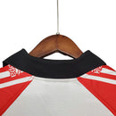 Camisa Athletic Bilbao Retrô 1997/1998 Vermelha e Branca