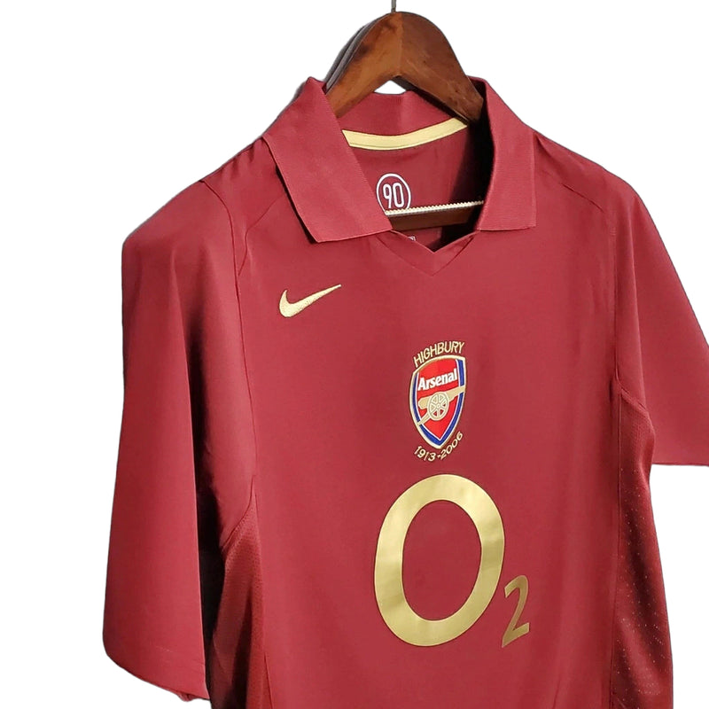 Camisa Retrô Arsenal 2005/06 Home