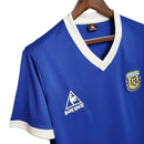 Camisa Retrô Seleção da Argentina I 1986 - Masculina Le Coq Sportif - Branca com detalhes em azul (Cópia)