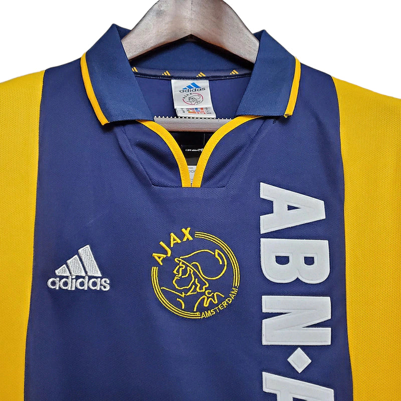Camisa Ajax Retrô 2000/2001 Azul e Amarela