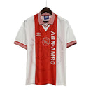 Camisa Ajax Retrô 1995/1996 Vermelha e Branca