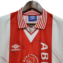 Camisa Ajax Retrô 1995/1996 Vermelha e Branca