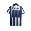 Camisa Botafogo I Retrô 1994 - Torcedor Masculina - Preta e branca com patrocínio da coca cola