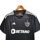 Camisa Atlético Mineiro Third 23/24 Torcedo Masculina - Preta com patrocinador