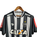Camisa Retrô Atlético Mineiro 16/17 - Torcedor Umbro Masculina - Preta com branca patrocínio Caixa Econômica