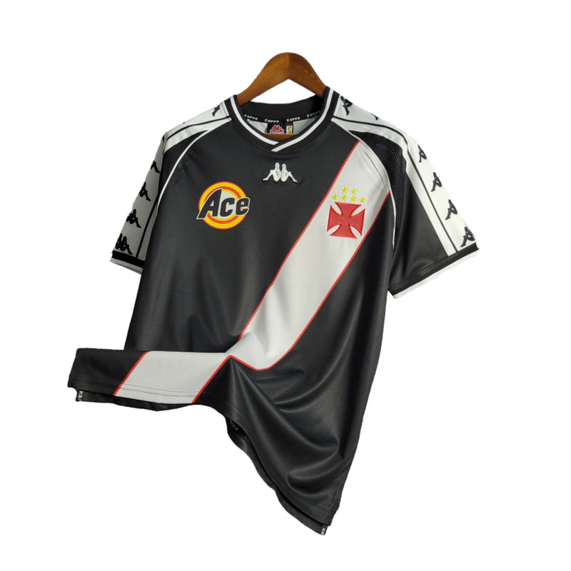 Camisa Retrô Vasco da Gama 2000 Home - Preta