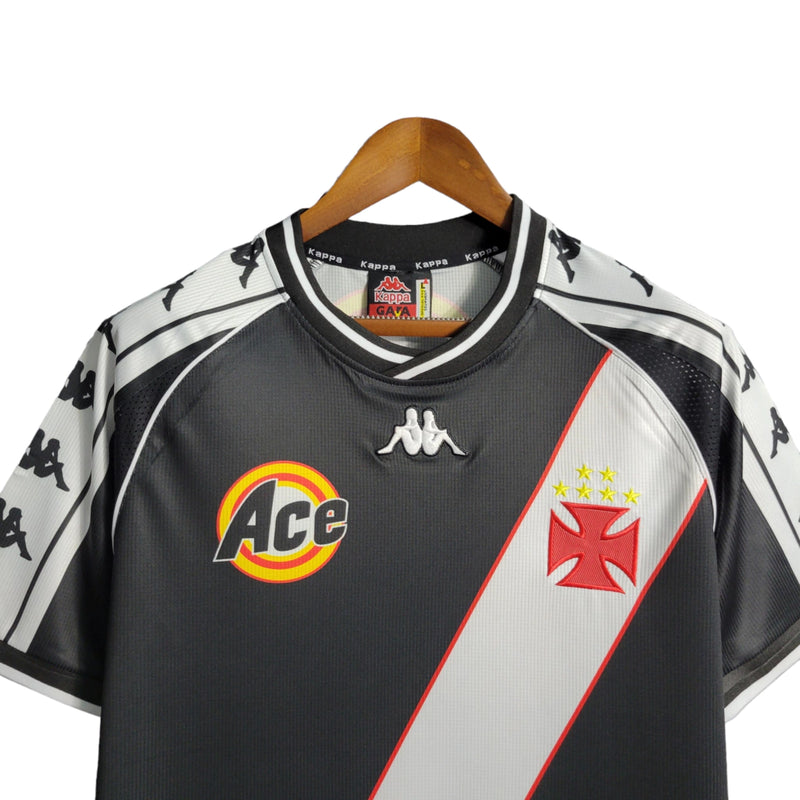 Camisa Retrô Vasco da Gama 2000 Home - Preta