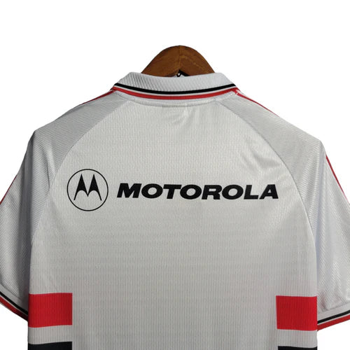 Camisa Retrô São Paulo I 2000 - Masculina Penalty - Branca com símbolo do Paulistão