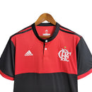 Camisa Retrô Flamengo I 17/18 - Torcedor - Vermelha e preta