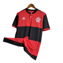 Camisa Retrô Flamengo I 17/18 - Torcedor - Vermelha e preta