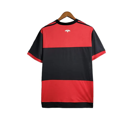 Camisa Retrô Flamengo I 17/18 - Torcedor - Vermelha e preta