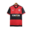 Camisa Retrô Flamengo I 17/18 - Torcedor - Vermelha e preta