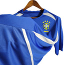 Camisa Seleção Brasileira Retrô II 2002 - Torcedor Masculina - Azul com detalhes em branco