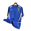 Camisa Seleção Brasileira Retrô II 2002 - Torcedor Masculina - Azul com detalhes em branco