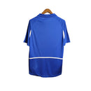 Camisa Seleção Brasileira Retrô II 2002 - Torcedor Masculina - Azul com detalhes em branco