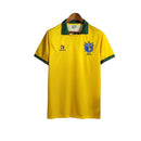 Camisa Seleção Brasileira Retrô I 88/90 - Torcedor - Amarela com gola verde
