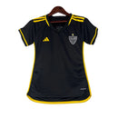 Camisa Atlético Mineiro Third 23/24 - Torcedor  Feminina - Preta e amarela