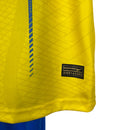 Kit Infantil Al-Nassr I 23/24 - Amarelo com detalhes em azull
