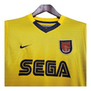 Camisa Retrô Arsenal II 99/00 - Masculina - Amarela com detalhes em azul