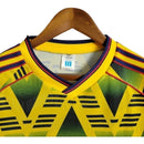 Camisa Retrô Arsenal II 1991/1993 manga longa - Masculina - Amarela com detalhes em verde e vermelho