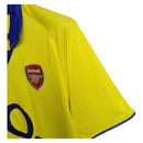 Camisa Retrô Arsenal II 2003/2004 - Masculina - Amarela com detalhes em azul