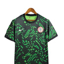 Camisa Nigéria II 24/25 - Torcedor Masculina - Preta com detalhes em verde