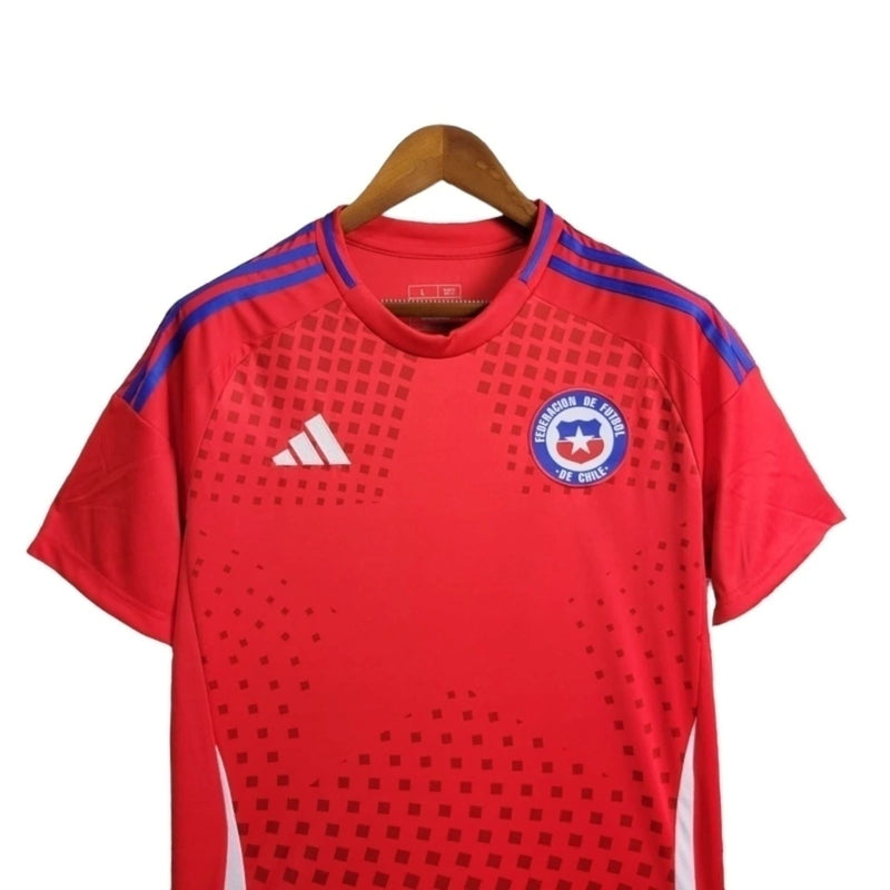 Camisa Seleção do Chile I 24/25 - Torcedor Masculina - Vermelha