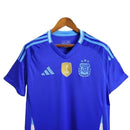 Camisa Seleção da Argentina II 24/25 - Patch Word Champions 2022 - Torcedor Masculina - Azul com detalhes em branco