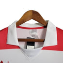 Camisa Retrô Flamengo II 1986 - Masculina - Branca com detalhes em vermelho