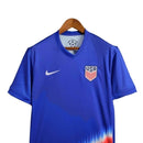 Camisa Seleção Estados Unidos 2024/25 Away - Azul com detalhes em vermelho e branco