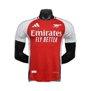 Camisa Arsenal I 24/25 - Jogador Masculina - Branca e vermelha