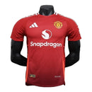 Camisa Manchester United I 24/25 - Jogador Masculina - Vermelha