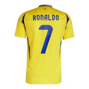 Camisa Al Nassr 24/25 Home - Ronaldo N°7 Personalizada - Torcedor Masculina - Amarelo