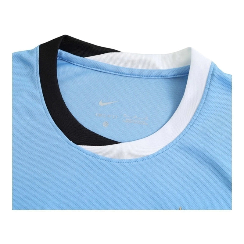 Camisa Seleção do Uruguai I 24/25 - Torcedor Masculina - Azul com detalhes em branco e preto