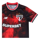Camisa São Paulo III 24/25 - Torcedor Feminina - Vermelha e preta