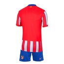 Kit Infantil Atlético de Madrid I 24/25 - Vermelho e azul com detalhes em branco