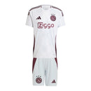 Kit Infantil Ajax III 24/25 - Branco com detalhes em vinho