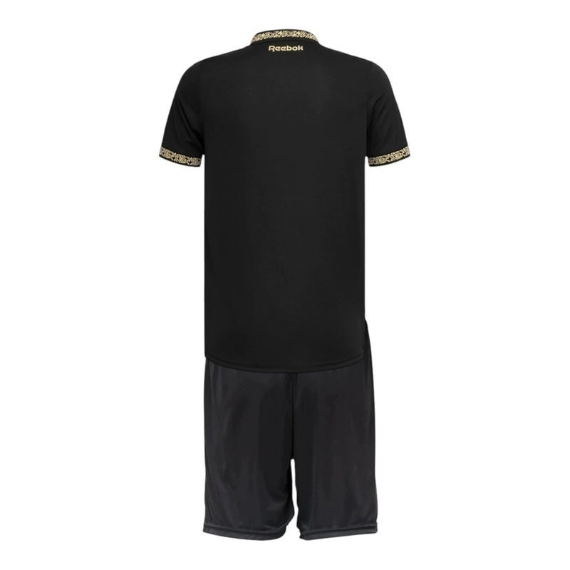 Kit Infantil Botafogo Away 24/25 - Preta e dourada