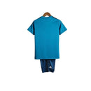 Kit Infantil Retrô Real Madrid 17/18 - Azul