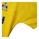 Camisa Tottenham II Retrô 92/94 - Masculina - Amarela com detalhes em azul e cinza