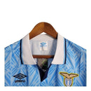 Camisa Retrô Lazio 1991 - Masculina - Azul com detalhes em branco