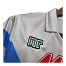 Camisa Retrô Napoli II 1988/1989 - Ennere Masculina - Branca com detalhes em azul