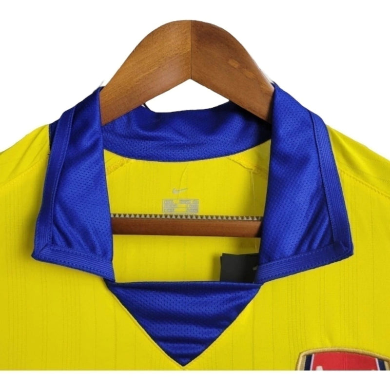 Camisa Retrô Arsenal II 2003/2004 - Masculina - Amarela com detalhes em azul