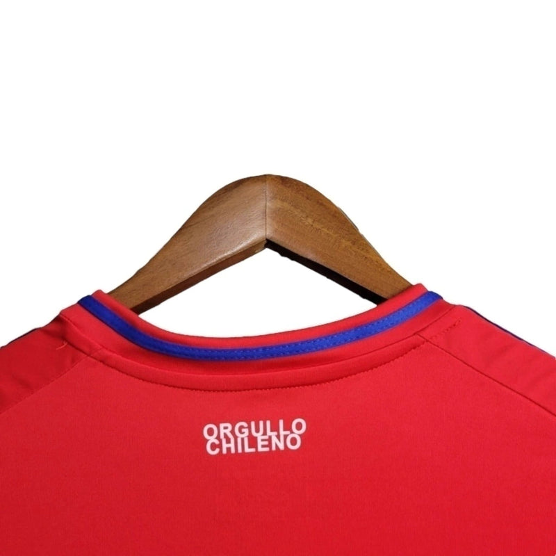 Camisa Seleção do Chile I 24/25 - Torcedor Masculina - Vermelha